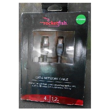 Rocketfish 【 拆封品】4 Cat-6 Network Cable (RF-PCC105)