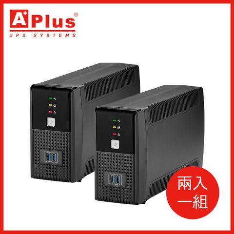 斷電必備 特優Aplus 在線互動式UPS Plus1E-US600N 600VA-兩入組 MIT製造
