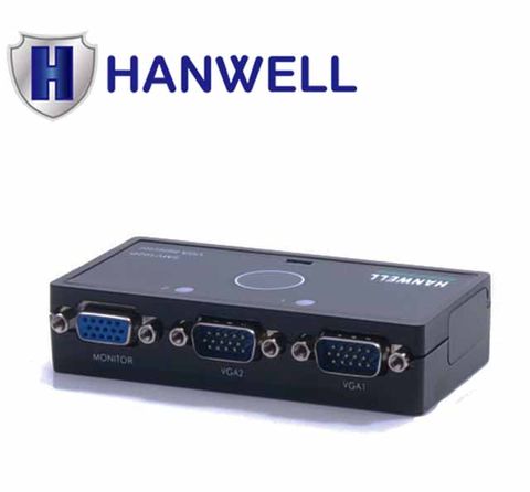 HANWELL 捍衛科技 SMV102P  VGA 影音訊號切換器 ( 2 IN 1 OUT )