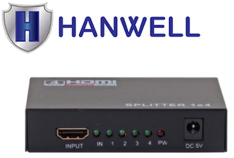 HANWELL 捍衛科技 HS-M104   HDMI 影音訊號分配器