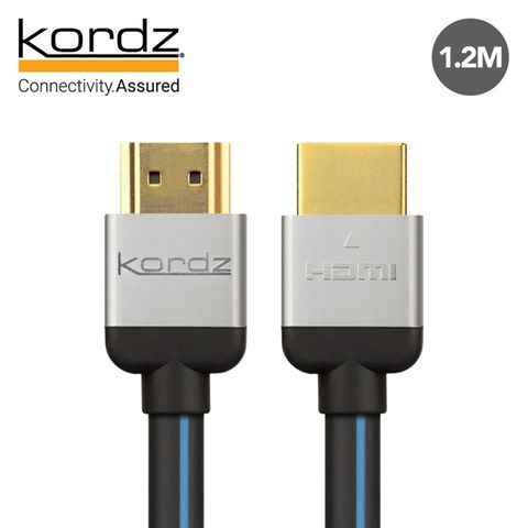 專為影音發燒友設計【Kordz】EVS 高速影音HDMI傳輸線 1.2M
