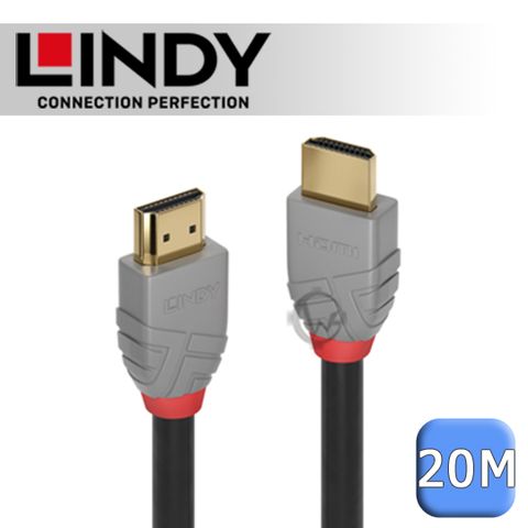LINDY 林帝 ANTHRA HDMI 1.4 Type-A 公 to 公 傳輸線 20m (36969)