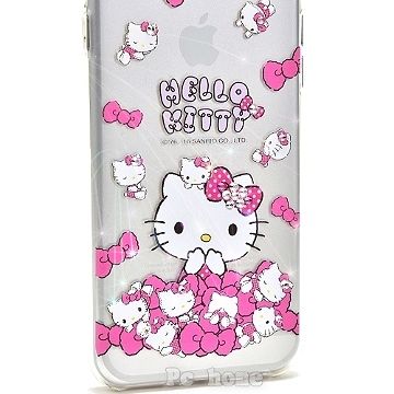 Sanrio 三麗鷗 【美漾水鑽Kitty】iphone6/6S軟式手機背蓋