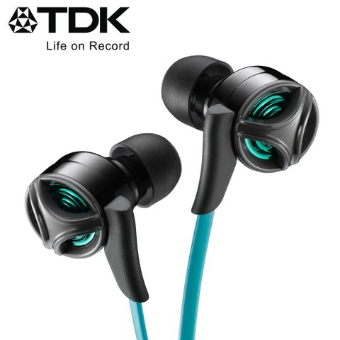 TDK 深沉豐厚重低音效果精采您的生活 超重低音 耳道式耳機 CLEF- X2 - 綠色