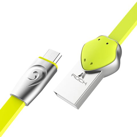 ROCK 【+】卡通造型Micro傳輸充電線(蛇)
