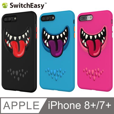 SwitchEasy 魚骨牌 iPhone 8+ 共用版 Monsters iPhone 7 Plus 笑臉怪獸保護殼