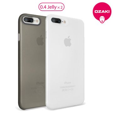 ★㊣超值搶購↘5折★★iPhone 8+ 共用版★Ozaki O!coat 0.4 Jelly 2 in 1 iPhone 7 Plus超薄保護殼2合1