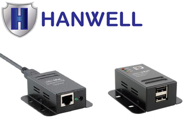 HANWELL 捍衛科技   UEP2250  USB 2.0 訊號 CAT5 延長器 ( POC ) - 2 埠