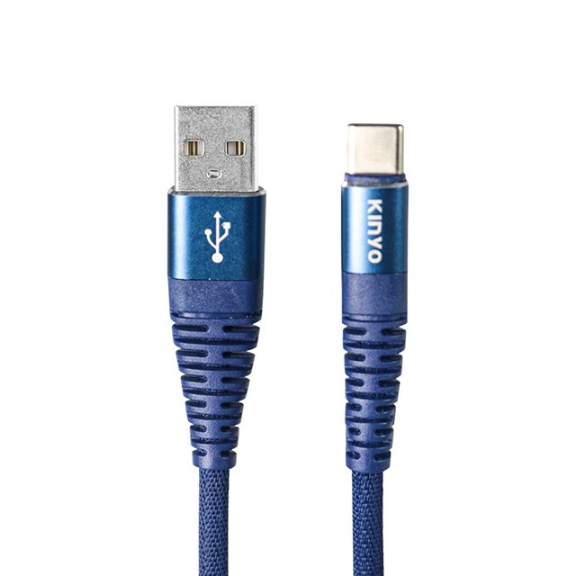 KINYO  TYPE-C 6A超快充數據線 USB-C901(兩入裝)