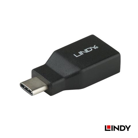可作為傳輸/充電使用，支援OTG功能@60HzLINDY 林帝 USB 3.1 Type C/公 轉 Type A/母 轉接頭 (41899)
