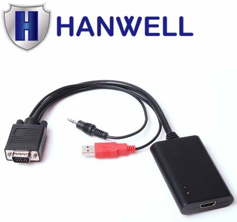 HANWELL 捍衛科技 VAH-101 VGA+Audio 轉 HDMI 訊號轉換器