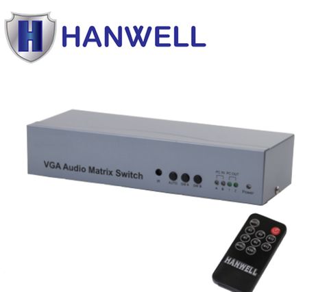 HANWELL 捍衛科技 SMV-221AD  VGA+AUDIO 影音矩陣切換器