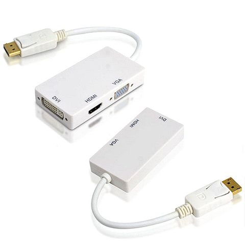 DP轉VGA/HDMI/DVI 三合一轉換器