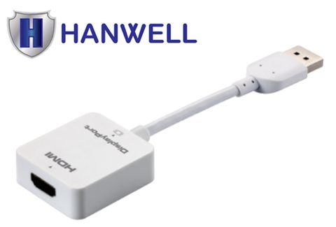 HANWELL 捍衛科技 HDP100 HDMI 轉 DisplayPort 轉換器 (4K2K@30Hz)