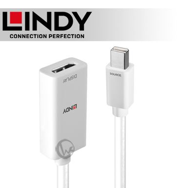 LINDY 林帝   主動式 mini DisplayPort 1.2 to HDMI 2.0 HDR 轉接器 (41063)