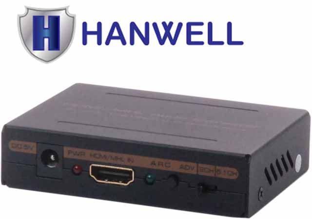 HANWELL 捍衛科技  HCS-101K HDMI 音訊擷取器 (4K2K)