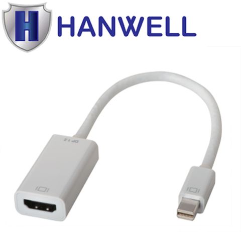 HANWELL 捍衛科技 DPHM4K Mini-DisplayPort 轉 HDMI 訊號轉換器 (4K2K)