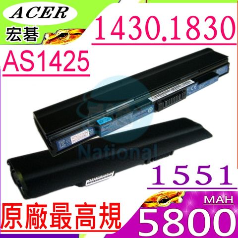 ACER 宏碁 電池(原裝/63WH)-ASPIRE Timeline 1425,1430,1830,721,753,AO721,AO753,AS1830T-3721,AS1830T-3927,830tz-u544g,EC19C-N52C/B,EC19-N52,EC19C07u,BTP00.130,AK.006BT.073.(六芯超長效)