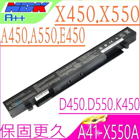 A41-X550A,A41-X550 電池適用 華碩 ASUS A450,A550,P450, P550,A450C,A450CA,A450CC,A450L,A450LA,A450LB,A450LC,A450V,A450VB, A450VC,A450VE,A550,A550C,A550CA, A50CC,A550L,A550LA,A550LB,A550LC,A550V,A550VB,A550VC,D450,D550,E450,E550