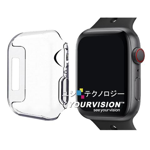 Apple Watch series 4 免拆錶帶 環型螢幕包覆保護套 crystal case