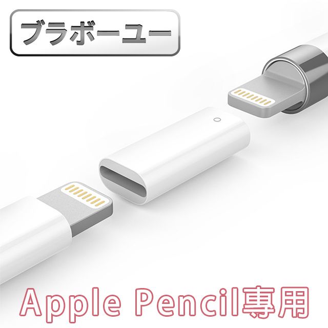 Apple 蘋果 &nbsp; 一一  Pencil Lightning 母對母充電延長轉接頭(白)