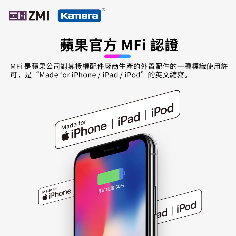 ZMI  傳輸充電線(AL813)