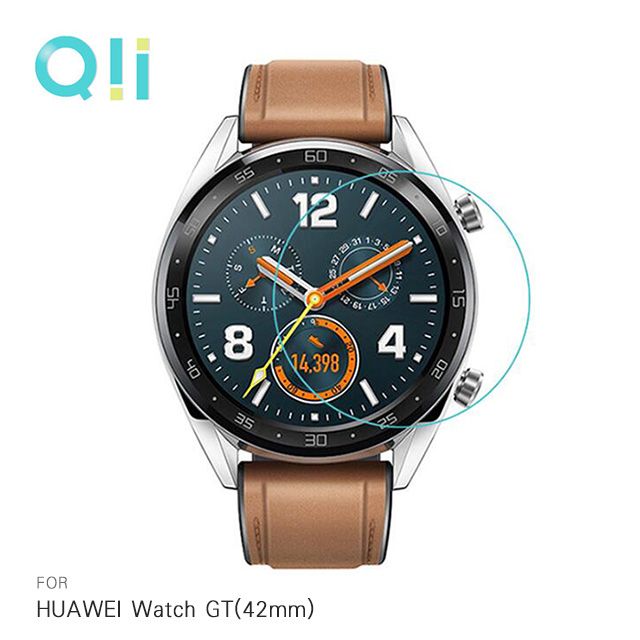 Qii  HUAWEI Watch GT(42mm) 玻璃貼 (兩片裝)