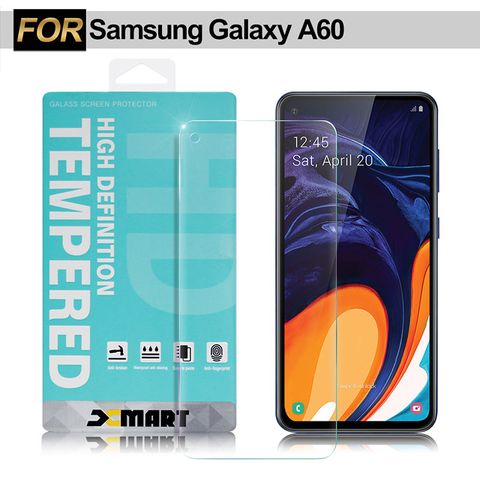 清透美型 展現完美Xmart for 三星 Samsung Galaxy A60 薄型 9H 玻璃保護貼-非滿版