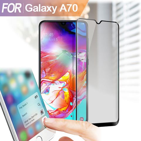 Xmart for 三星 Samsung Galaxy A70 防指紋霧面滿版玻璃貼