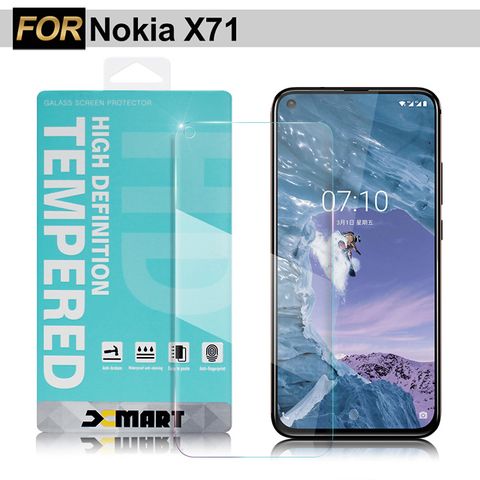 X mart Xmart for Nokia X71 薄型 9H 玻璃保護貼-非滿版