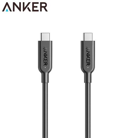 (90cm)美國Anker PowerLine II USB-C轉USB-C數據線Macbook傳輸線Switch充電線0.9米同步線A8485011