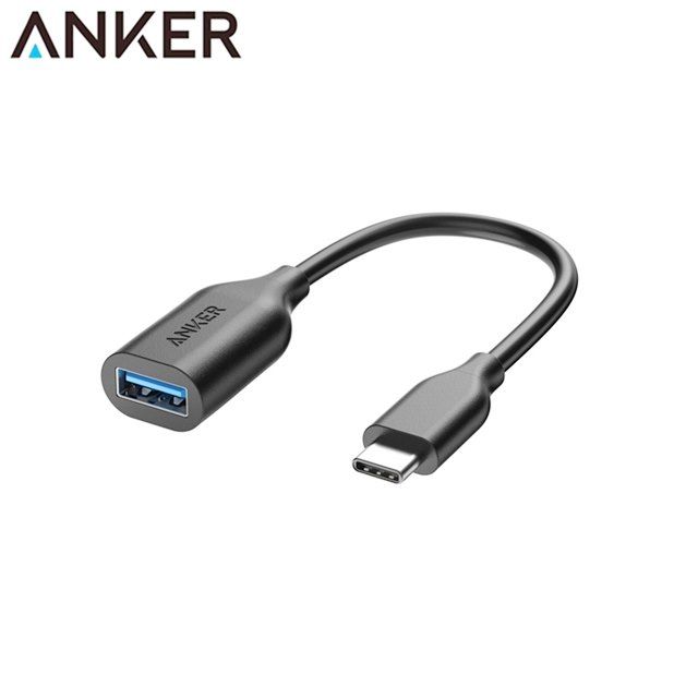 ANKER 美國手機轉接線USB-C轉USB3.0手機OTG轉接頭手機轉USB蘋果Macbook PRO  Thunderbolt 3轉接頭A8165011