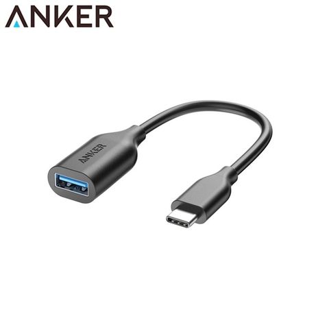 美國Anker手機轉接線USB-C轉USB3.0手機OTG轉接頭手機轉USB蘋果Macbook PRO Thunderbolt 3轉接頭A8165011
