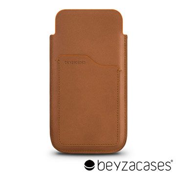 Beyzacases BZ05182 Natural ID Slim iPhone 6 專用超薄卡片皮套 (經典褐)
