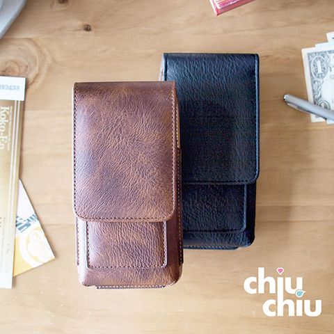 【CHIUCHIU】小米 紅米 Note 7 (6.3吋)復古質感犀牛紋雙卡層可夾式保護皮套