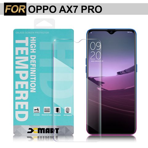 Xmart for OPPO AX7 PRO 薄型 9H 玻璃保護貼-非滿版