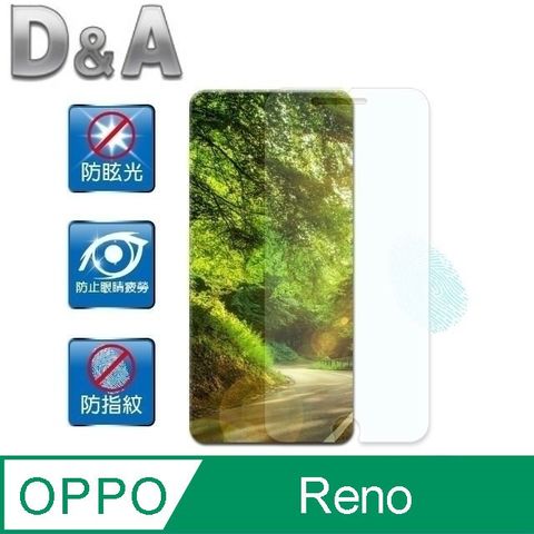 D&A for OPPO Reno (6.4吋)霧面防眩螢幕貼