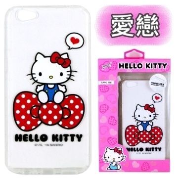 【Hello Kitty】OPPO R9s Plus (6吋) 彩繪空壓手機殼
