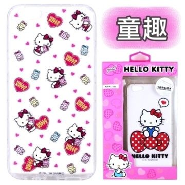 【Hello Kitty】OPPO R9s Plus (6吋) 彩繪空壓手機殼