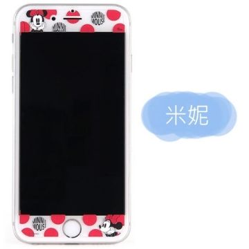 【Disney 】9H強化玻璃彩繪保護貼-大人物 iPhone 7 Plus (5.5吋)