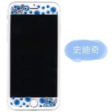 【Disney 】9H強化玻璃彩繪保護貼-大人物 iPhone 7 Plus (5.5吋)