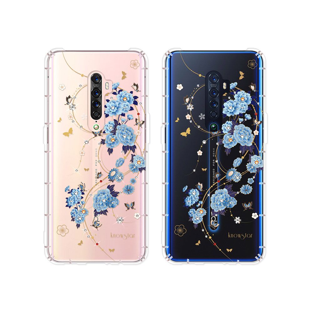 KnowStar OPPO 全系列 奧地利彩鑽防摔手機殼-蘭亭序(Reno13Pro/Reno12F/Reno11Pro/11F/Reno8T/8Z/Reno7Z/A74)