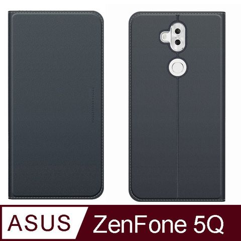 ◤買再送原廠保護殼◢ASUS ZenFone 5Q 6吋原廠專用側翻可立式皮套 (ZC600KL)