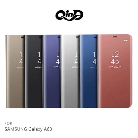 QinD SAMSUNG Galaxy A60 透視皮套