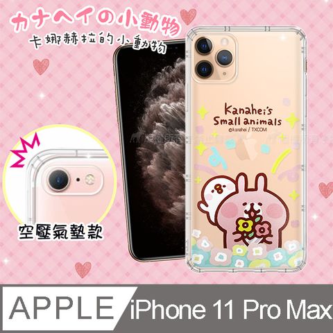 iPhone 11 Pro Max 6.5吋 透明彩繪空壓手機殼(花園) 保護殼