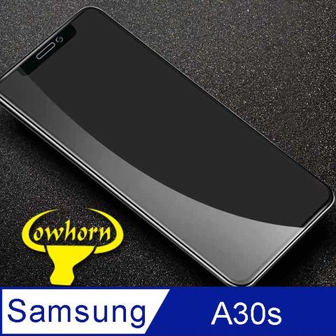 ✪Samsung Galaxy A30s 2.5D曲面滿版 9H防爆鋼化玻璃保護貼 (黑色)✪