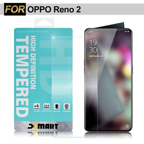 清透美型 展現完美Xmart for OPPO Reno 2 薄型 9H 玻璃保護貼-非滿版