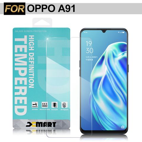 X mart Xmart for OPPO A91 薄型 9H 玻璃保護貼-非滿版