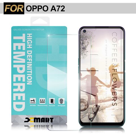 X mart Xmart for OPPO A72 薄型 9H 玻璃保護貼-非滿版