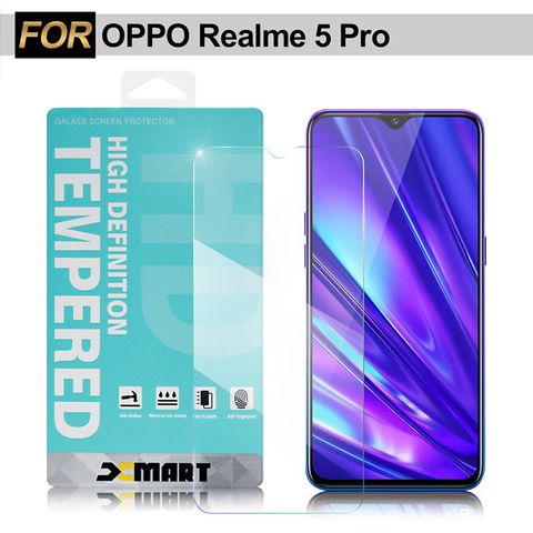 清透美型 展現完美Xmart for OPPO Realme 5 Pro 薄型 9H 玻璃保護貼